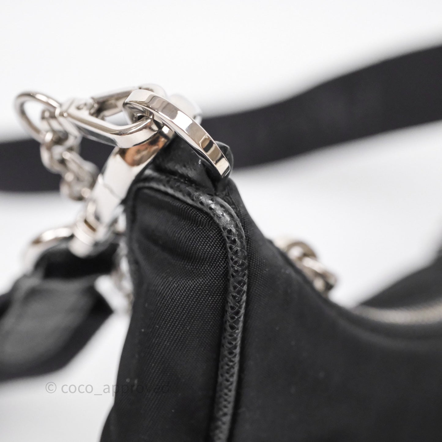 Prada Nylon Re-Edition 2005 Shoulder Bag Black