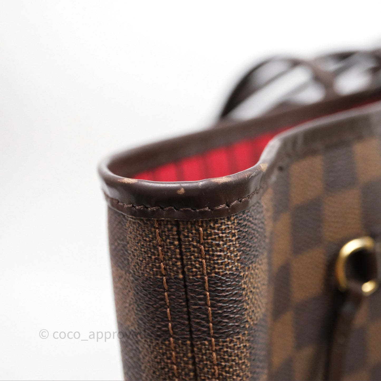 Louis Vuitton Neverfull Tote Bag GM Damier Ebene