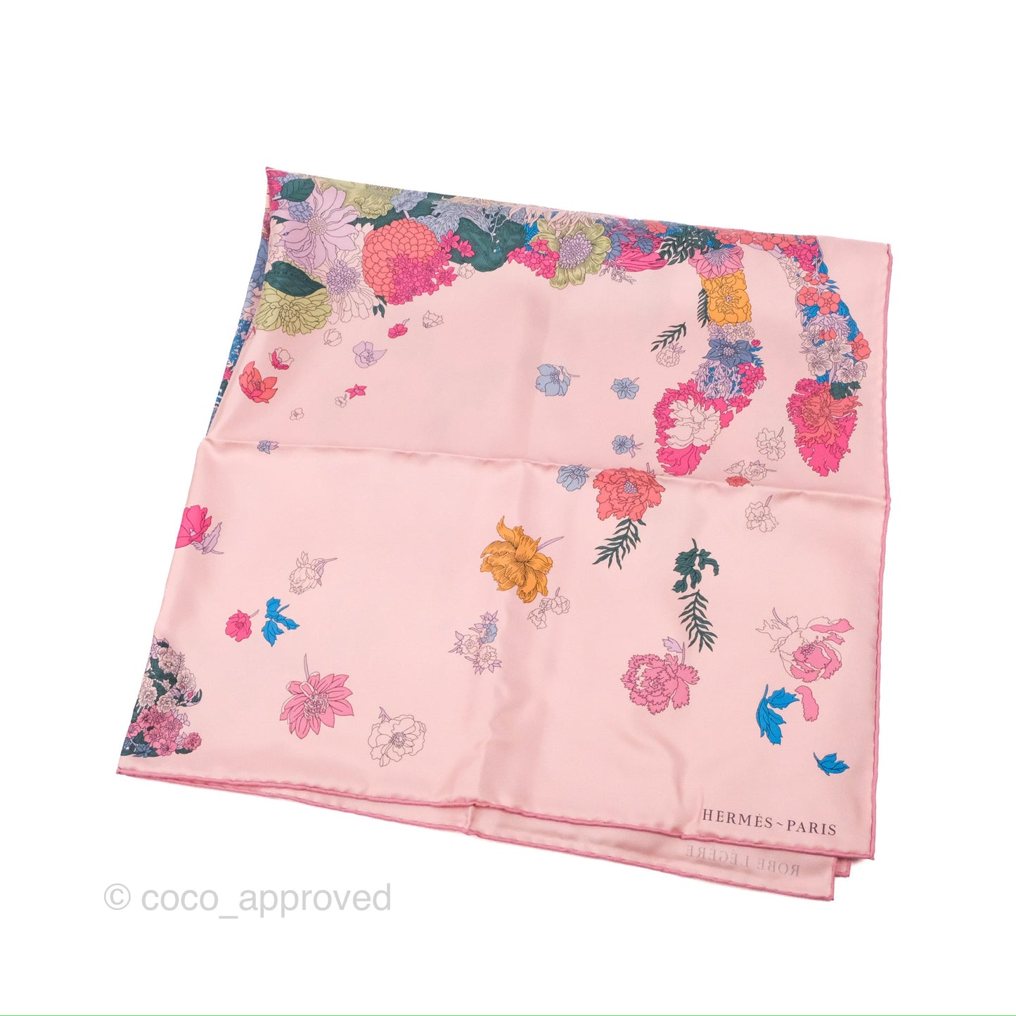 Hermès Robe Legere Silk Scarf 90