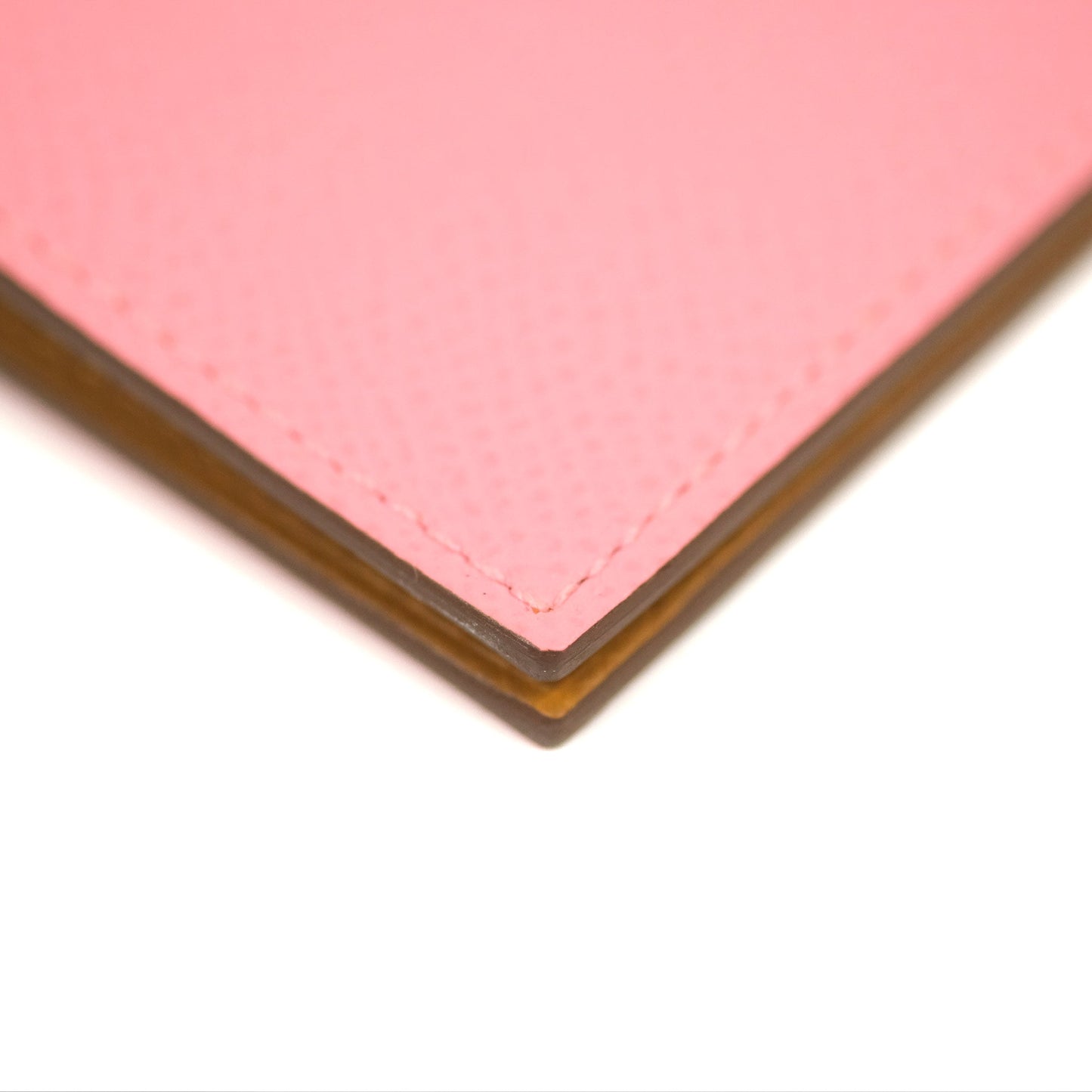 Hermes MC² Euclide Jungle Bicolor Card Holder Rose Confetti/Sesame Epsom