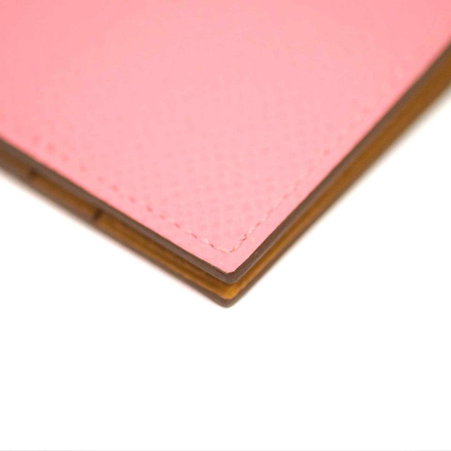 Hermes MC² Euclide Jungle Bicolor Card Holder Rose Confetti/Sesame Epsom