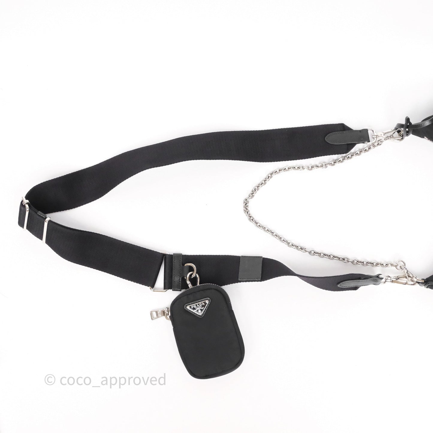 Prada Nylon Re-Edition 2005 Shoulder Bag Black
