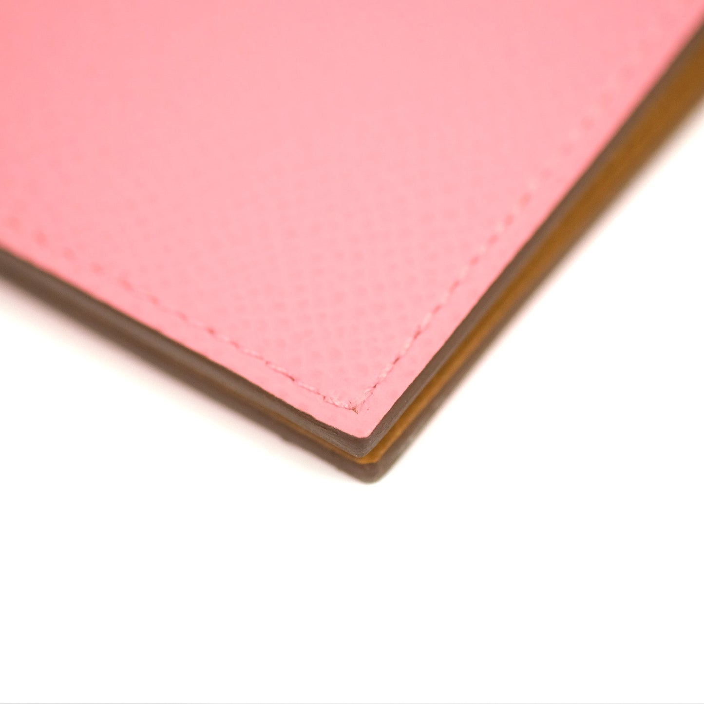 Hermes MC² Euclide Jungle Bicolor Card Holder Rose Confetti/Sesame Epsom