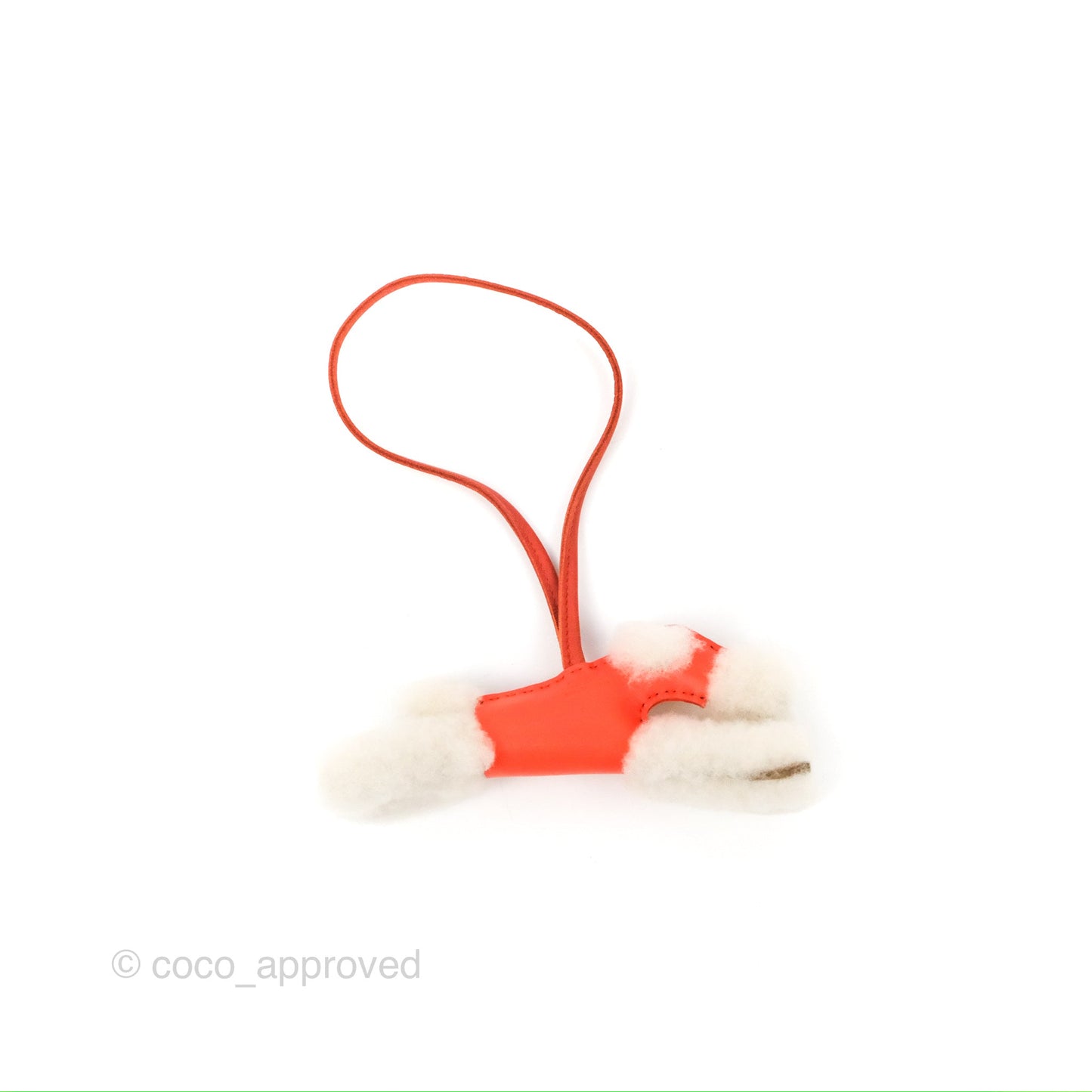 Hermès Fox Terrier Budy Charm Orange