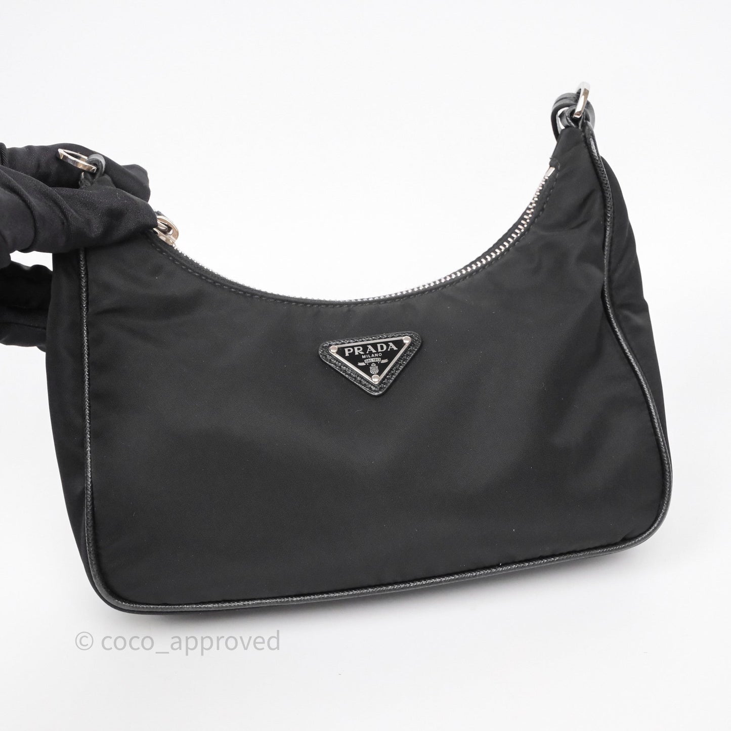 Prada Nylon Re-Edition 2005 Shoulder Bag Black