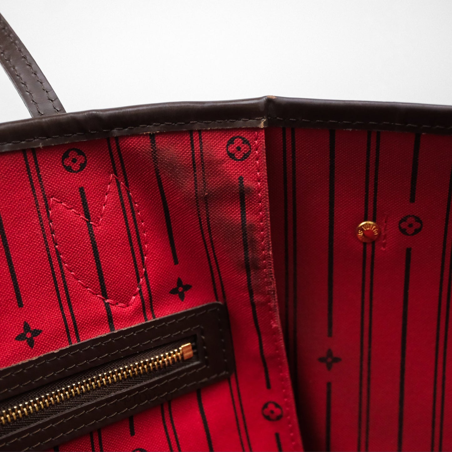 Louis Vuitton Neverfull Tote Bag GM Damier Ebene