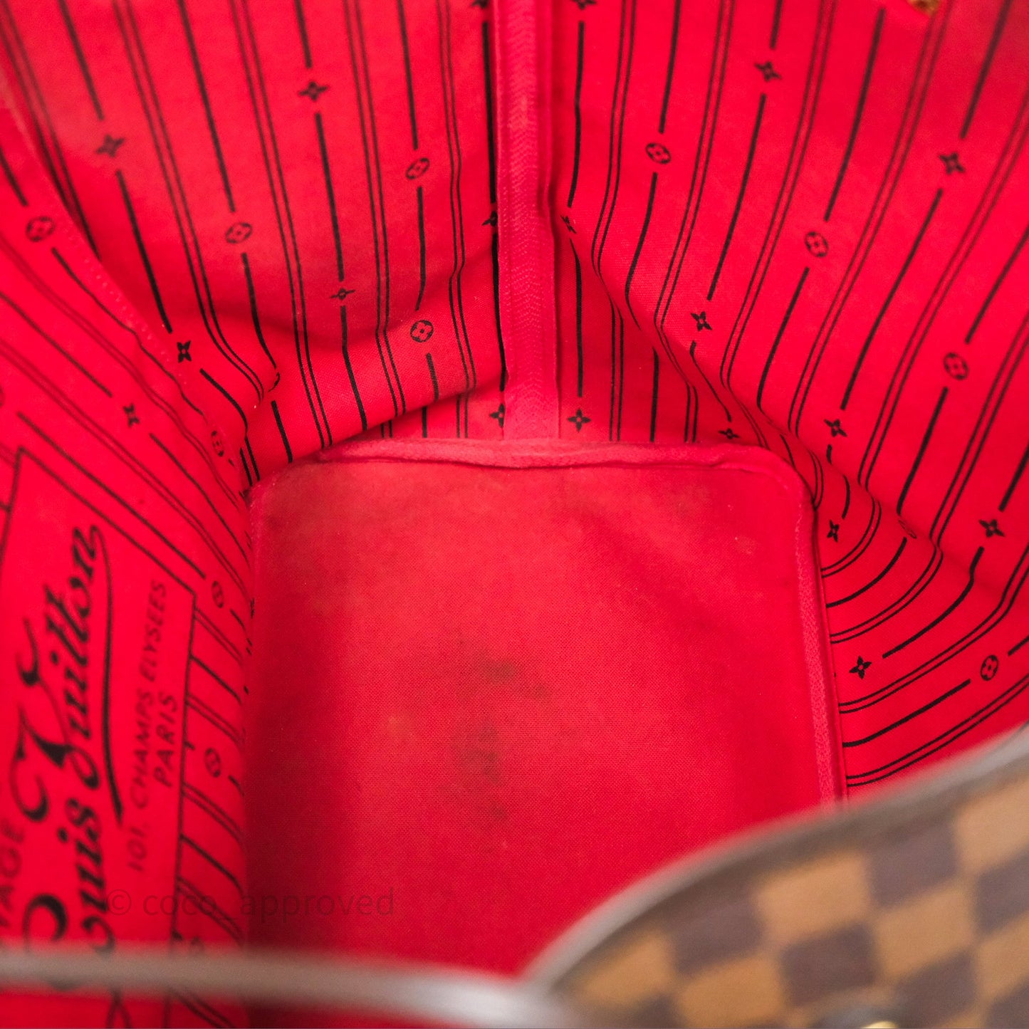 Louis Vuitton Neverfull Tote Bag GM Damier Ebene