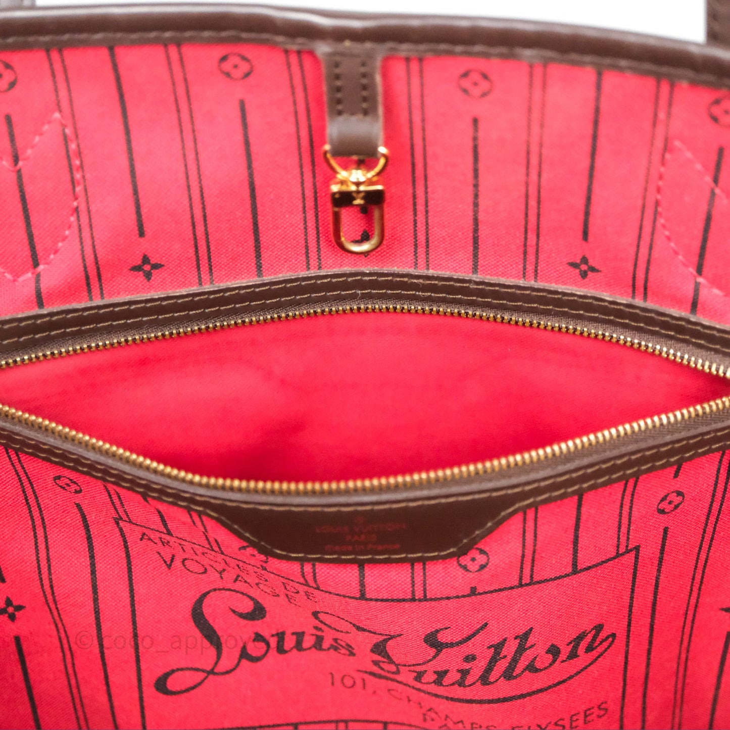 Louis Vuitton Neverfull Tote Bag GM Damier Ebene
