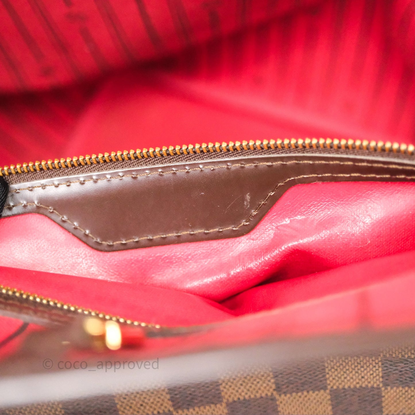 Louis Vuitton Neverfull Tote Bag GM Damier Ebene