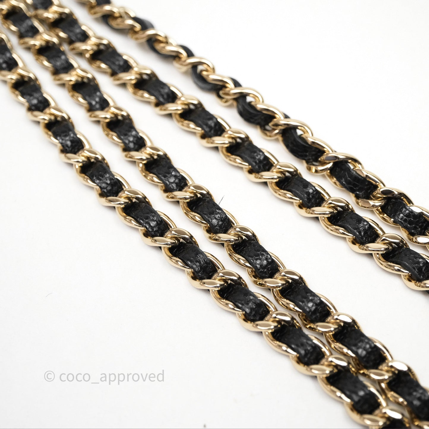 Chanel Top Handle Long Vanity with Chain Black Caviar Gold Hardware