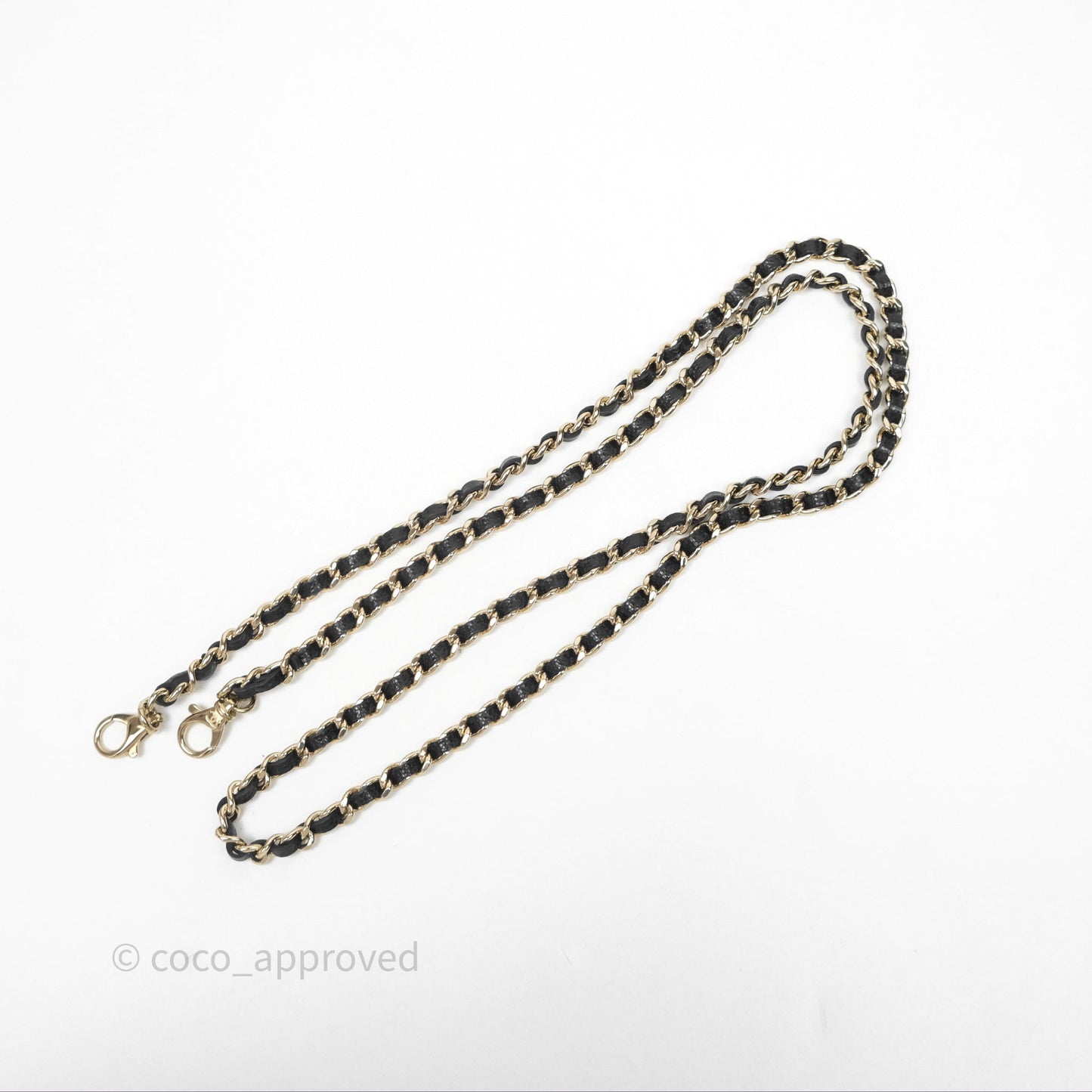Chanel Top Handle Long Vanity with Chain Black Caviar Gold Hardware