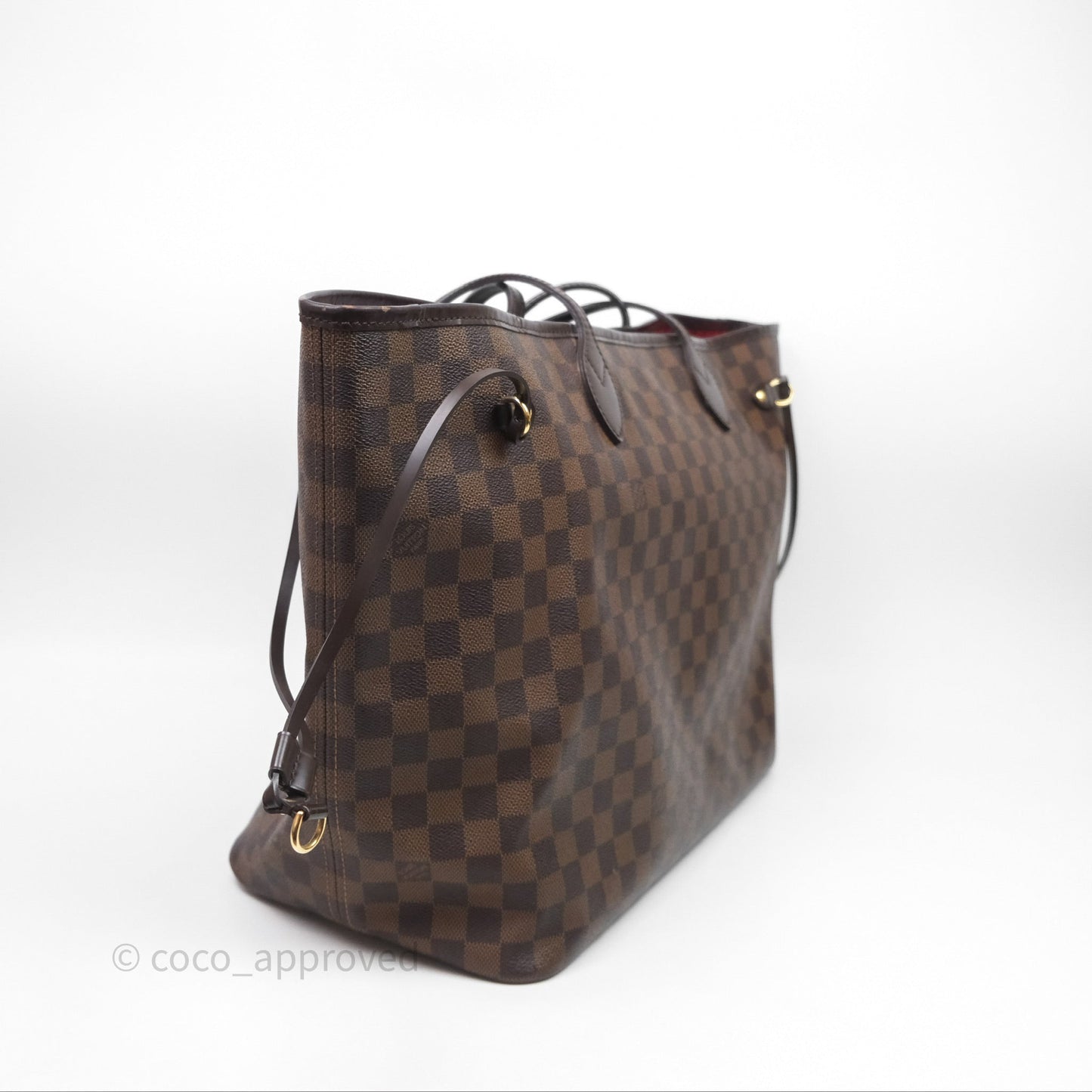 Louis Vuitton Neverfull Tote Bag GM Damier Ebene