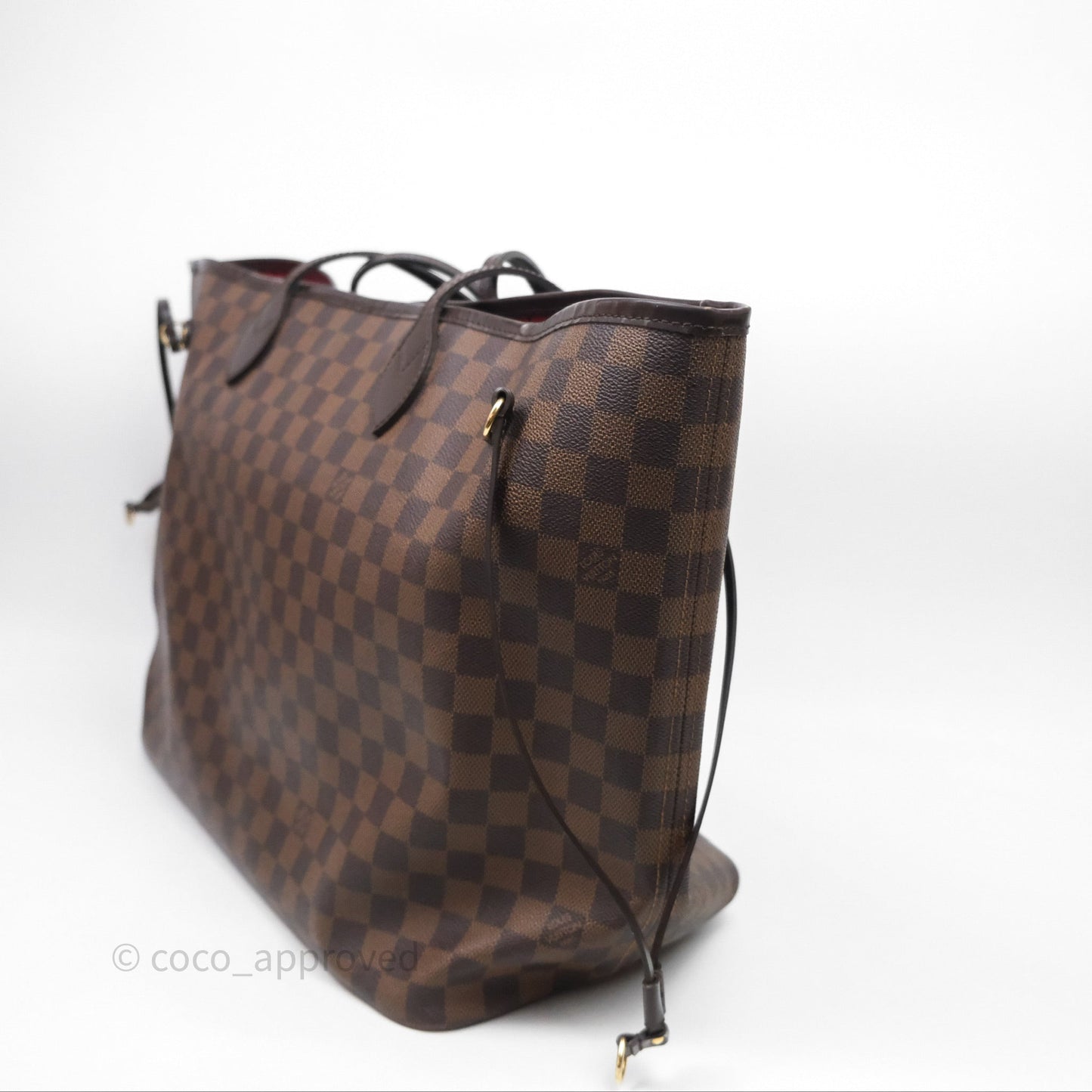 Louis Vuitton Neverfull Tote Bag GM Damier Ebene