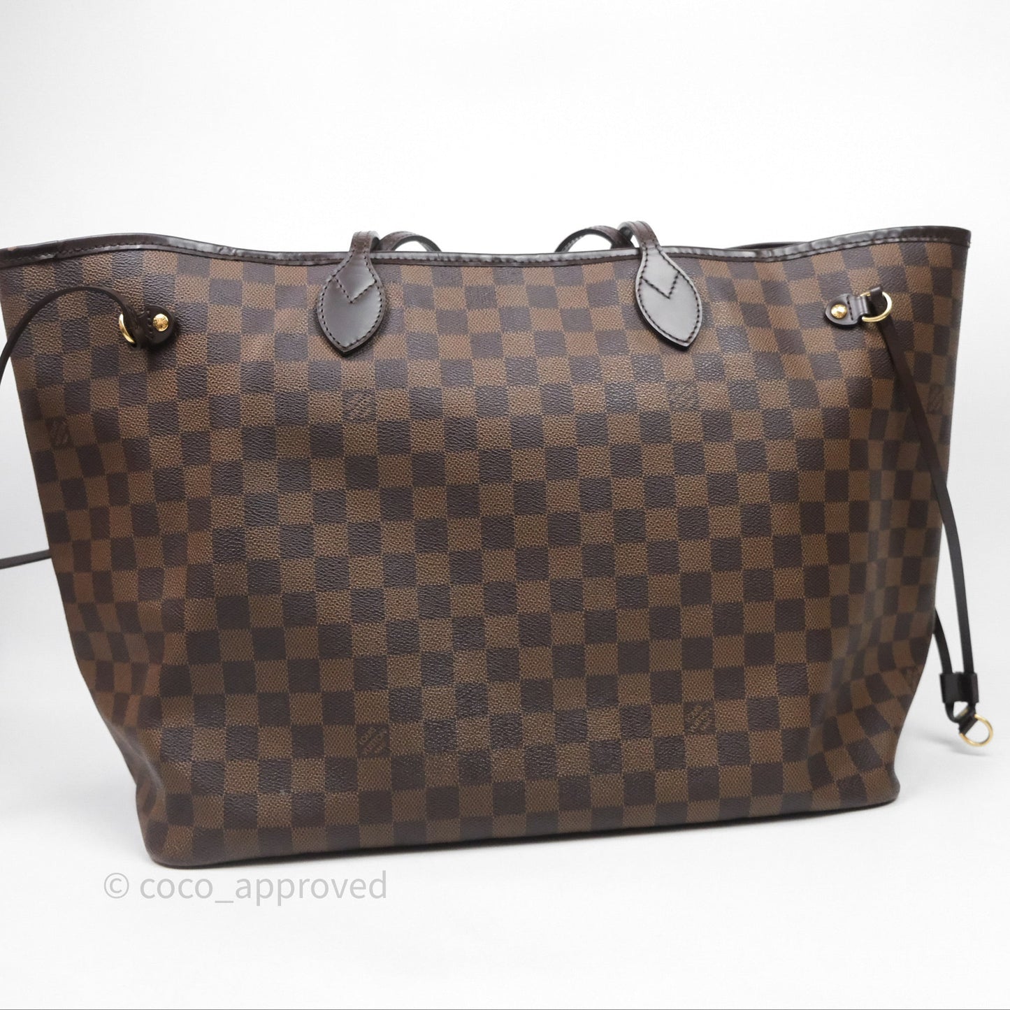 Louis Vuitton Neverfull Tote Bag GM Damier Ebene