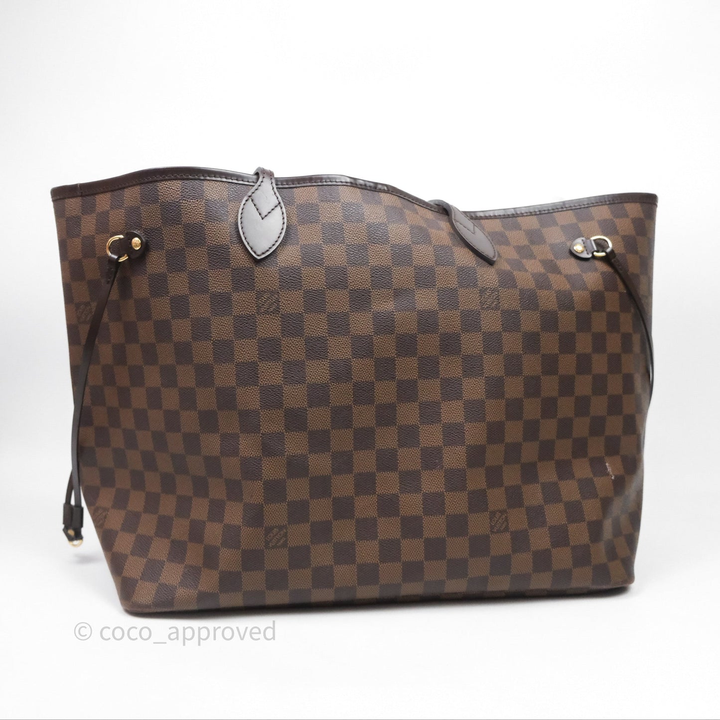 Louis Vuitton Neverfull Tote Bag GM Damier Ebene