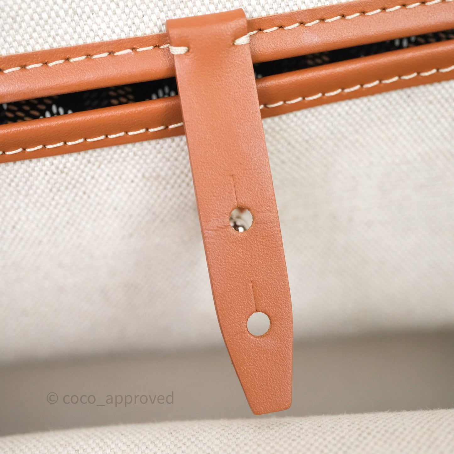 Goyard Goyardine Bellechasse PM Tan