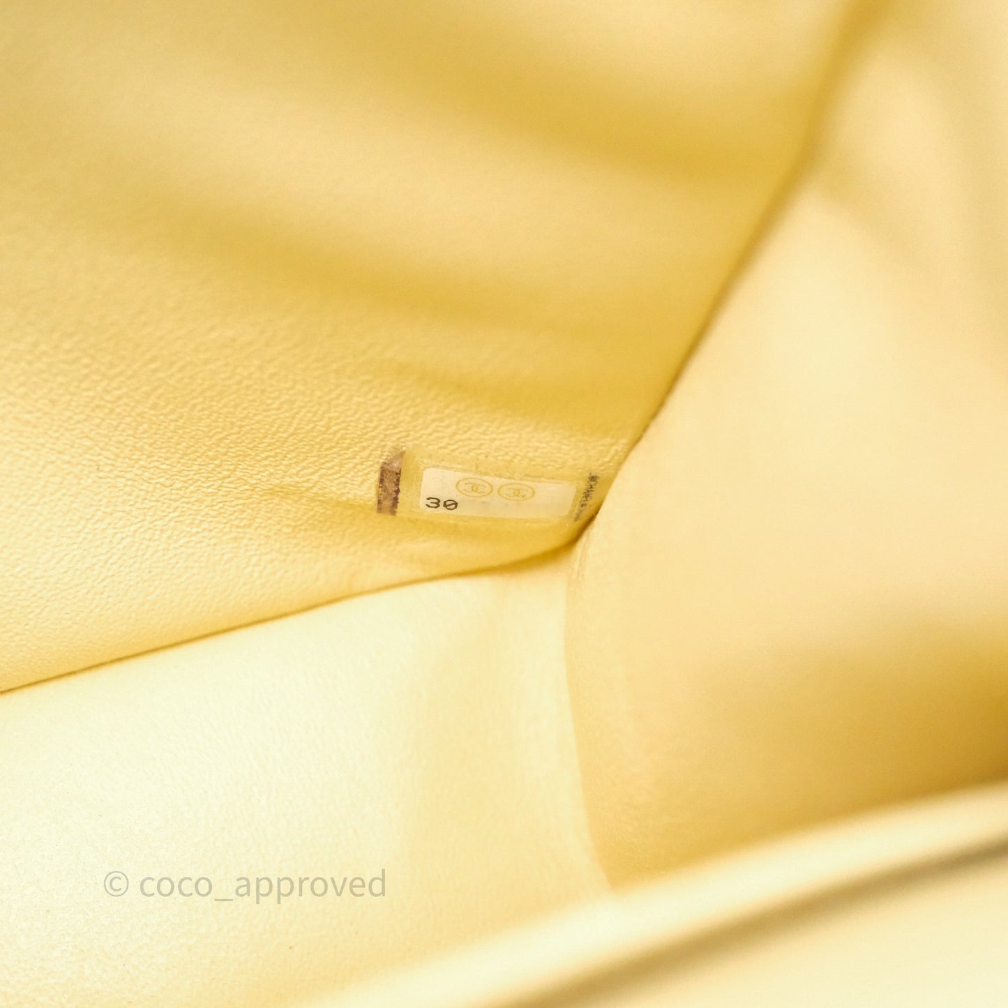Chanel Small Classic Flap Quilted Yellow Lambskin Gold Hardware