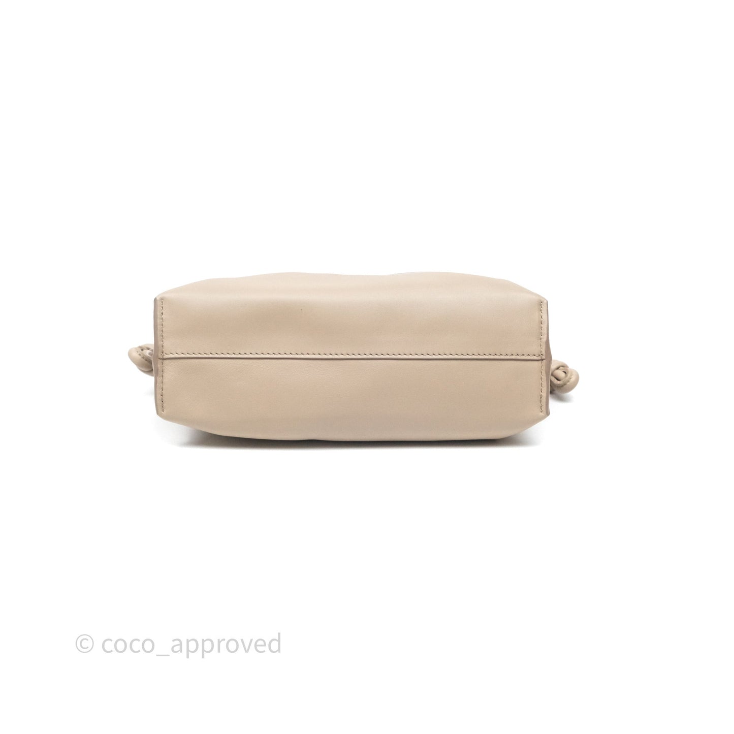 Loewe Mini Flamenco Clutch in Nappa Calfskin Beige