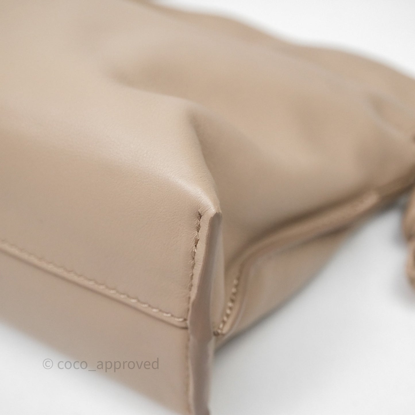Loewe Mini Flamenco Clutch in Nappa Calfskin Beige