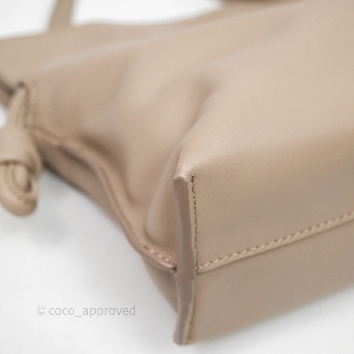 Loewe Mini Flamenco Clutch in Nappa Calfskin Beige