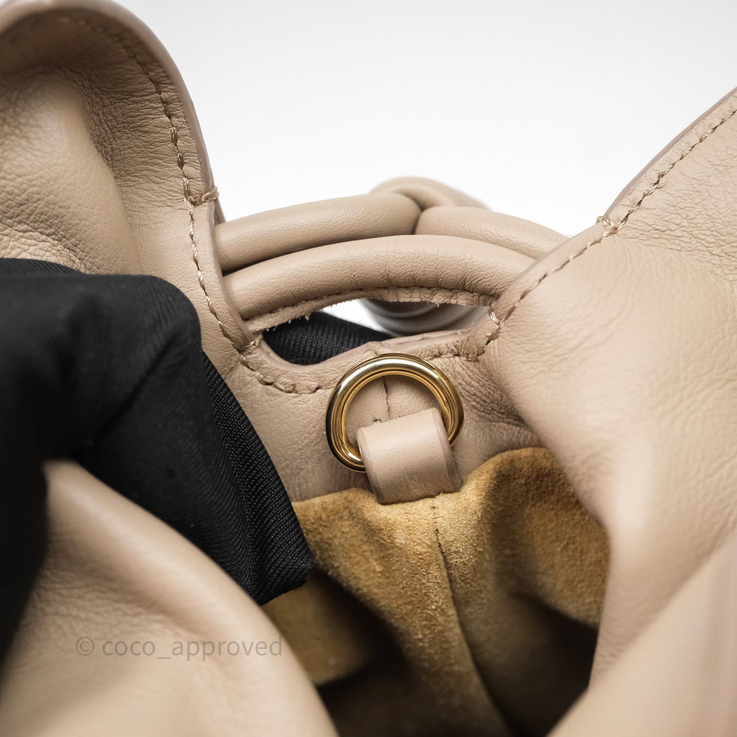 Loewe Mini Flamenco Clutch in Nappa Calfskin Beige