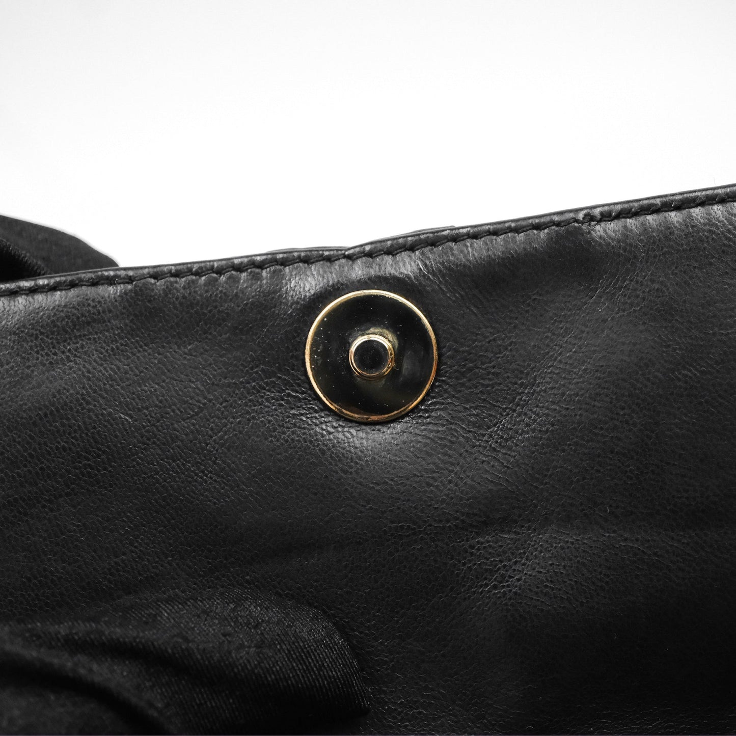 Chanel Vintage CC Camera Bag Black Lambskin 24K Gold Hardware