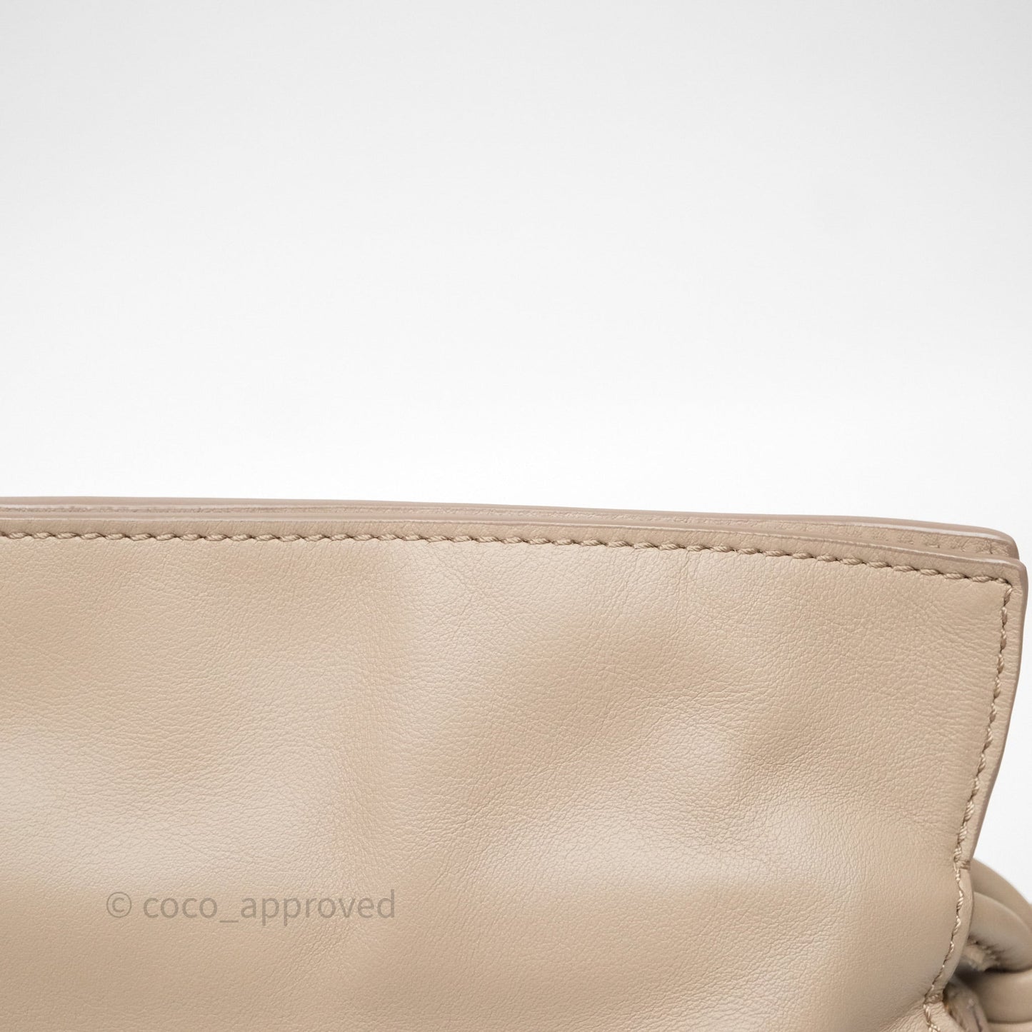 Loewe Mini Flamenco Clutch in Nappa Calfskin Beige