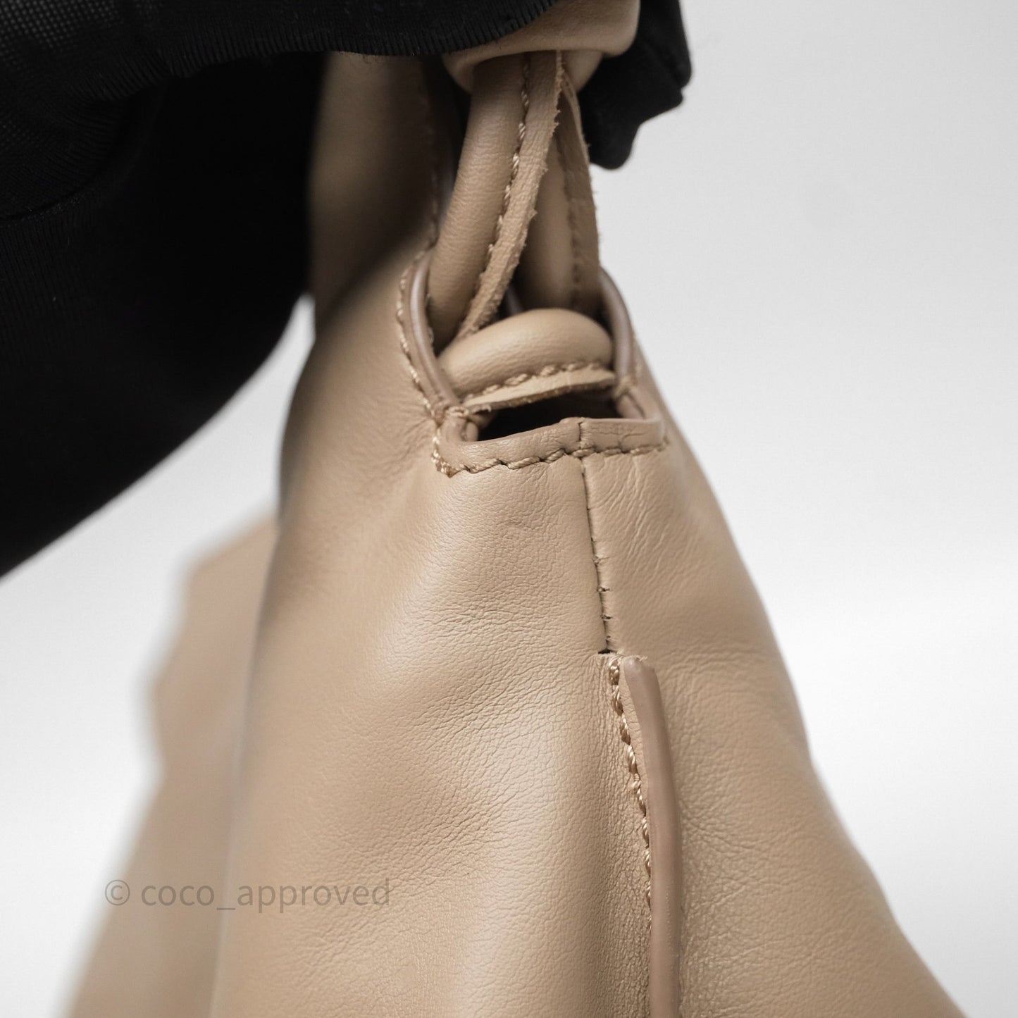Loewe Mini Flamenco Clutch in Nappa Calfskin Beige