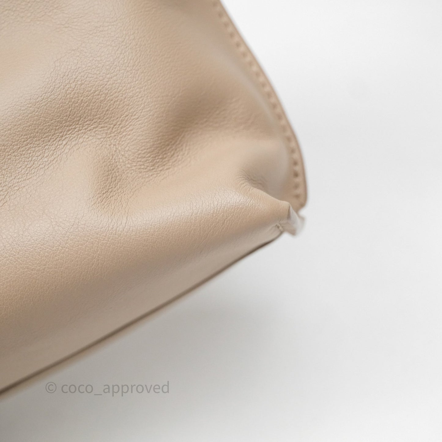 Loewe Mini Flamenco Clutch in Nappa Calfskin Beige