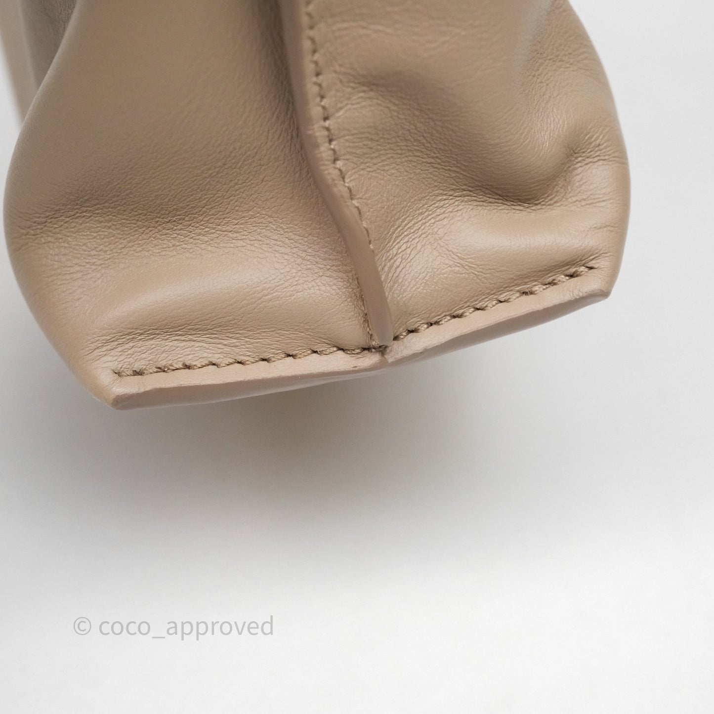 Loewe Mini Flamenco Clutch in Nappa Calfskin Beige