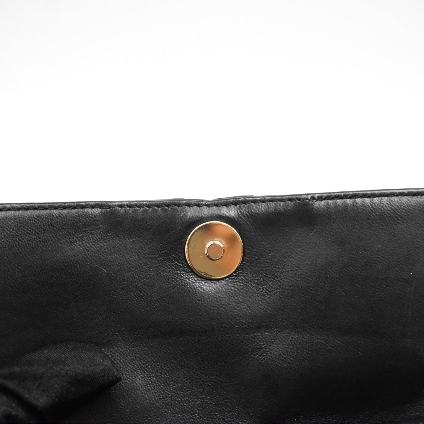 Chanel Vintage CC Camera Bag Black Lambskin 24K Gold Hardware