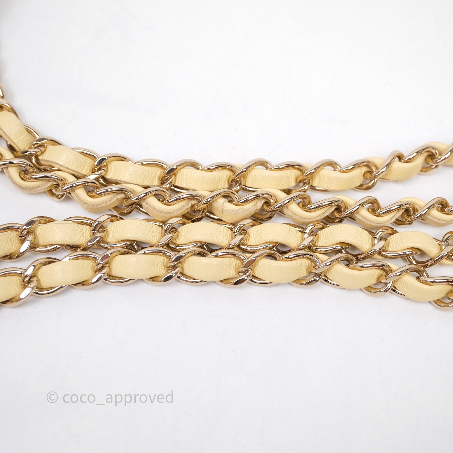 Chanel Small Classic Flap Quilted Yellow Lambskin Gold Hardware