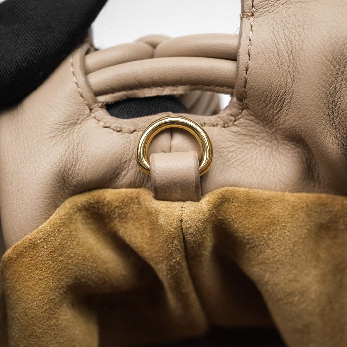 Loewe Mini Flamenco Clutch in Nappa Calfskin Beige