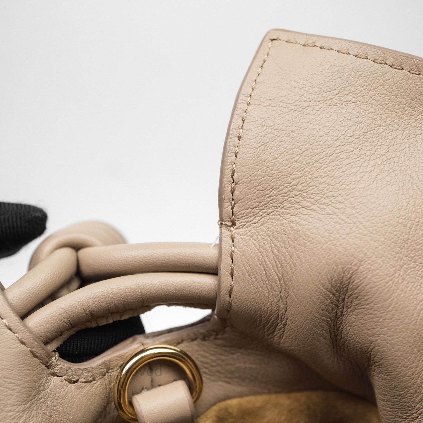 Loewe Mini Flamenco Clutch in Nappa Calfskin Beige