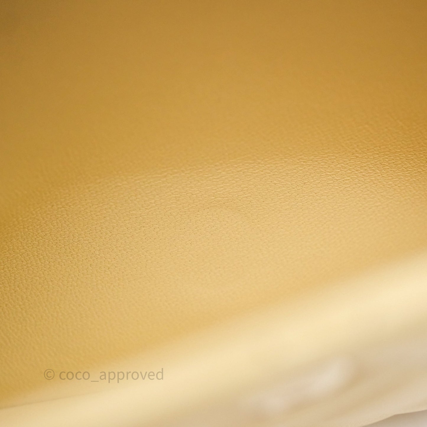 Chanel Small Classic Flap Quilted Yellow Lambskin Gold Hardware