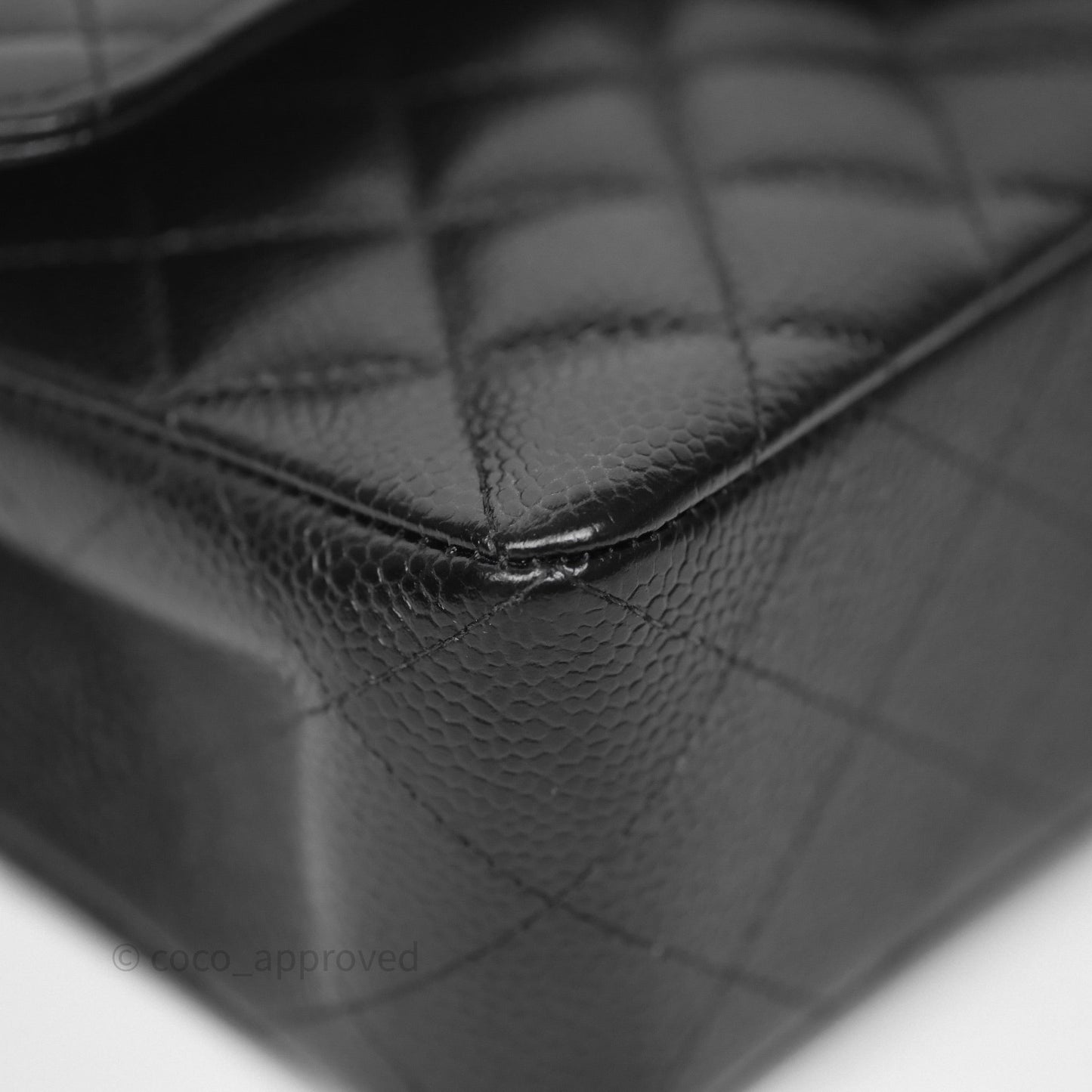 Chanel Small Classic Flap Quilted Black Caviar Gold Hardware