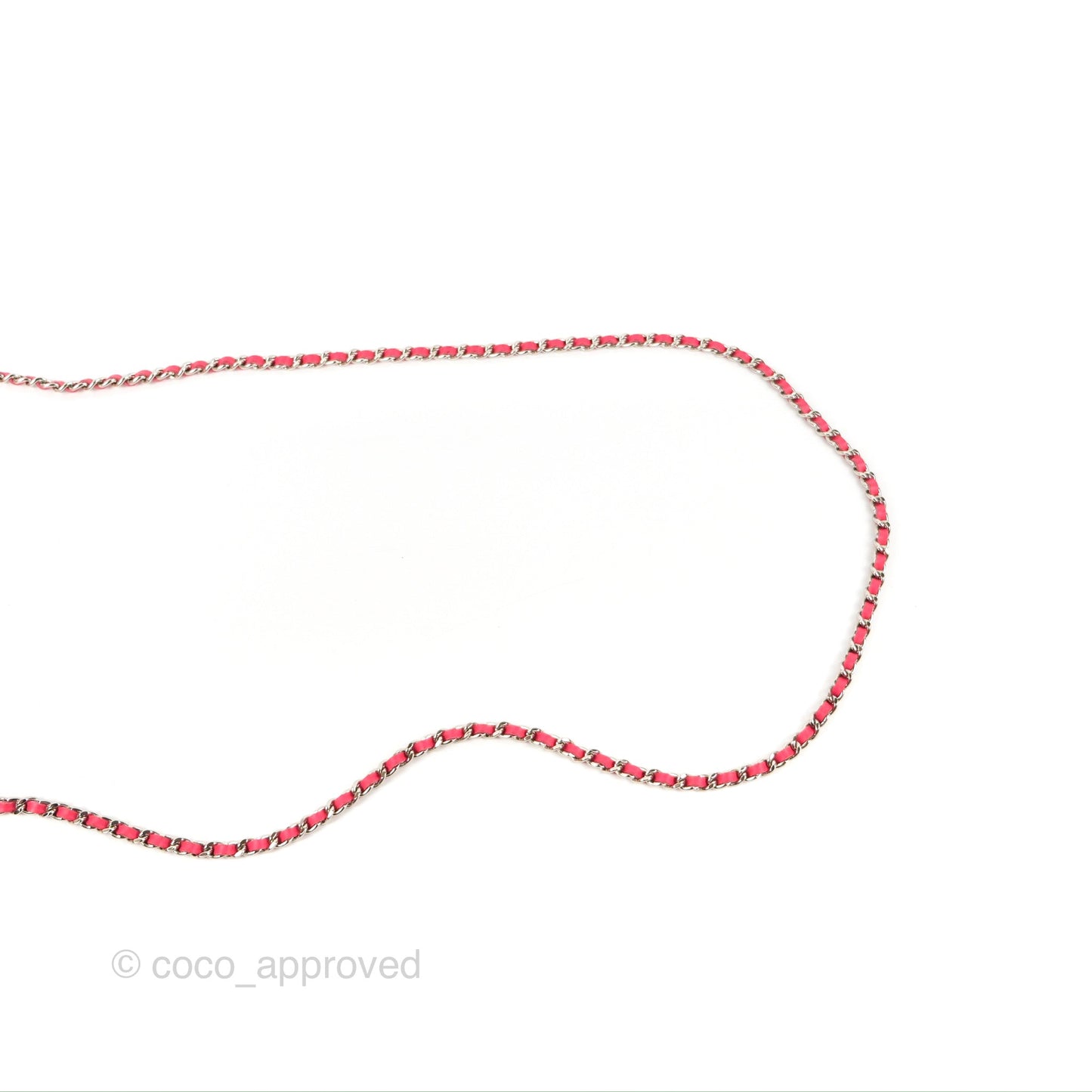 Chanel Quilted Classic Wallet on Chain WOC Pink Patent Silver Hardware