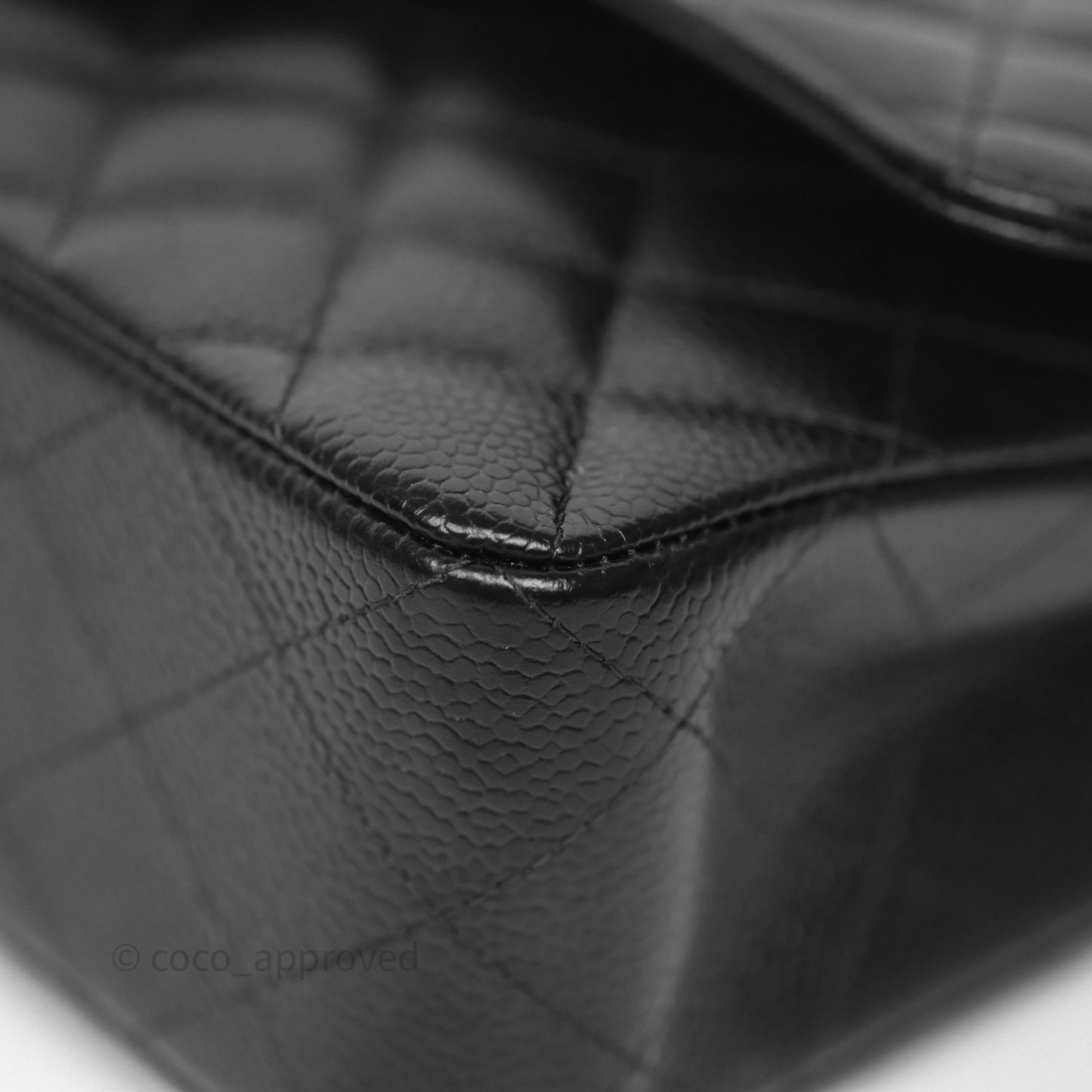 Chanel Small Classic Flap Quilted Black Caviar Gold Hardware