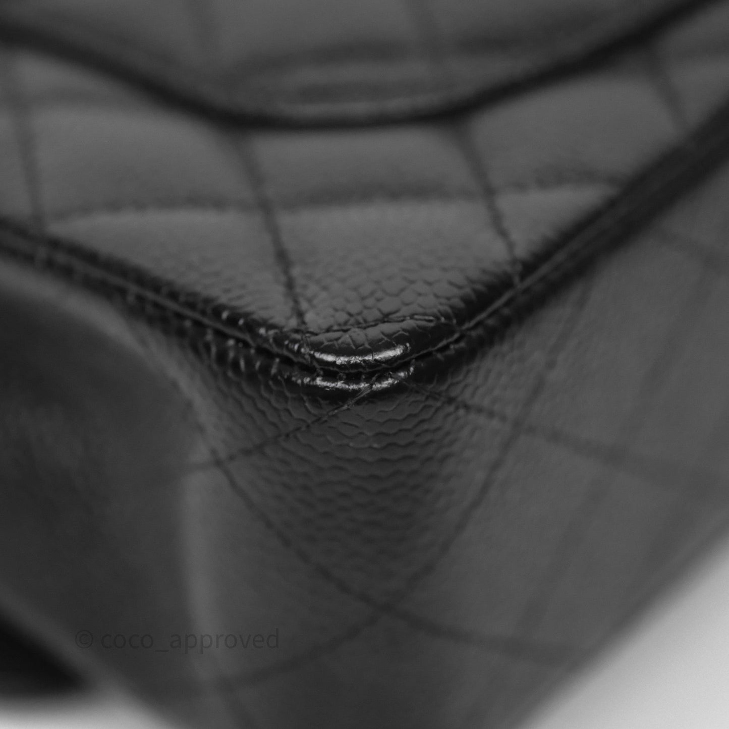 Chanel Small Classic Flap Quilted Black Caviar Gold Hardware