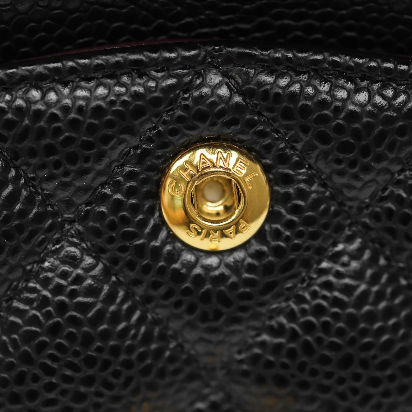 Chanel Small Classic Flap Quilted Black Caviar Gold Hardware