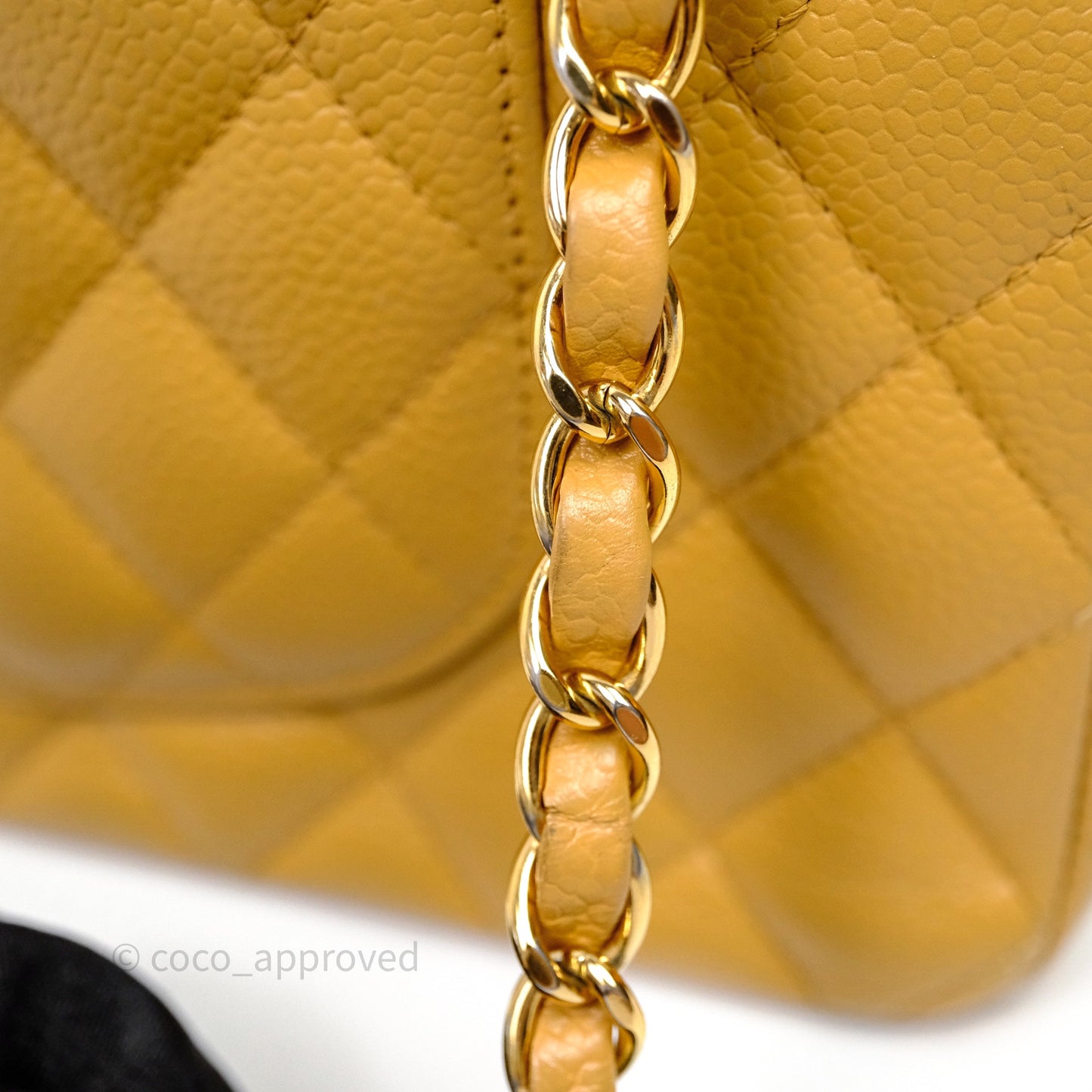 Chanel Medium Quilted  Flap Vintage Dark Beige Caviar 24K Gold Hardware