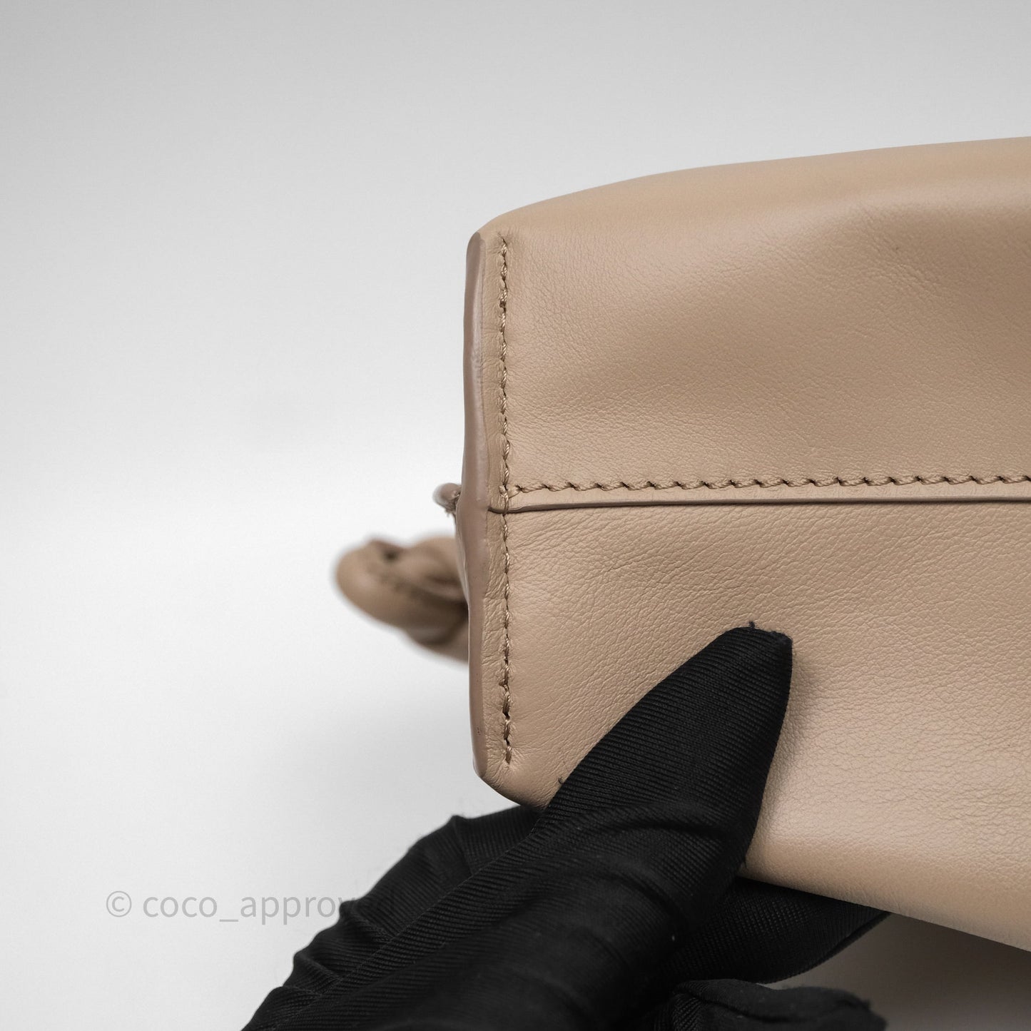Loewe Mini Flamenco Clutch in Nappa Calfskin Beige