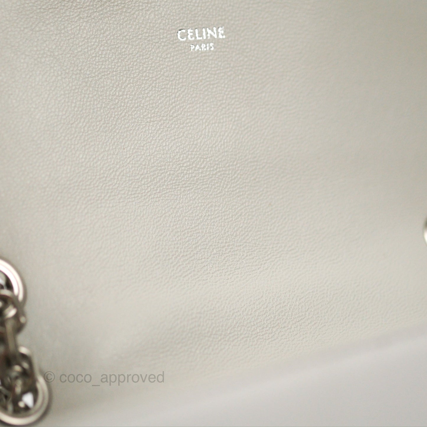 Celine Medium C Bag Light Grey Smooth Calfskin