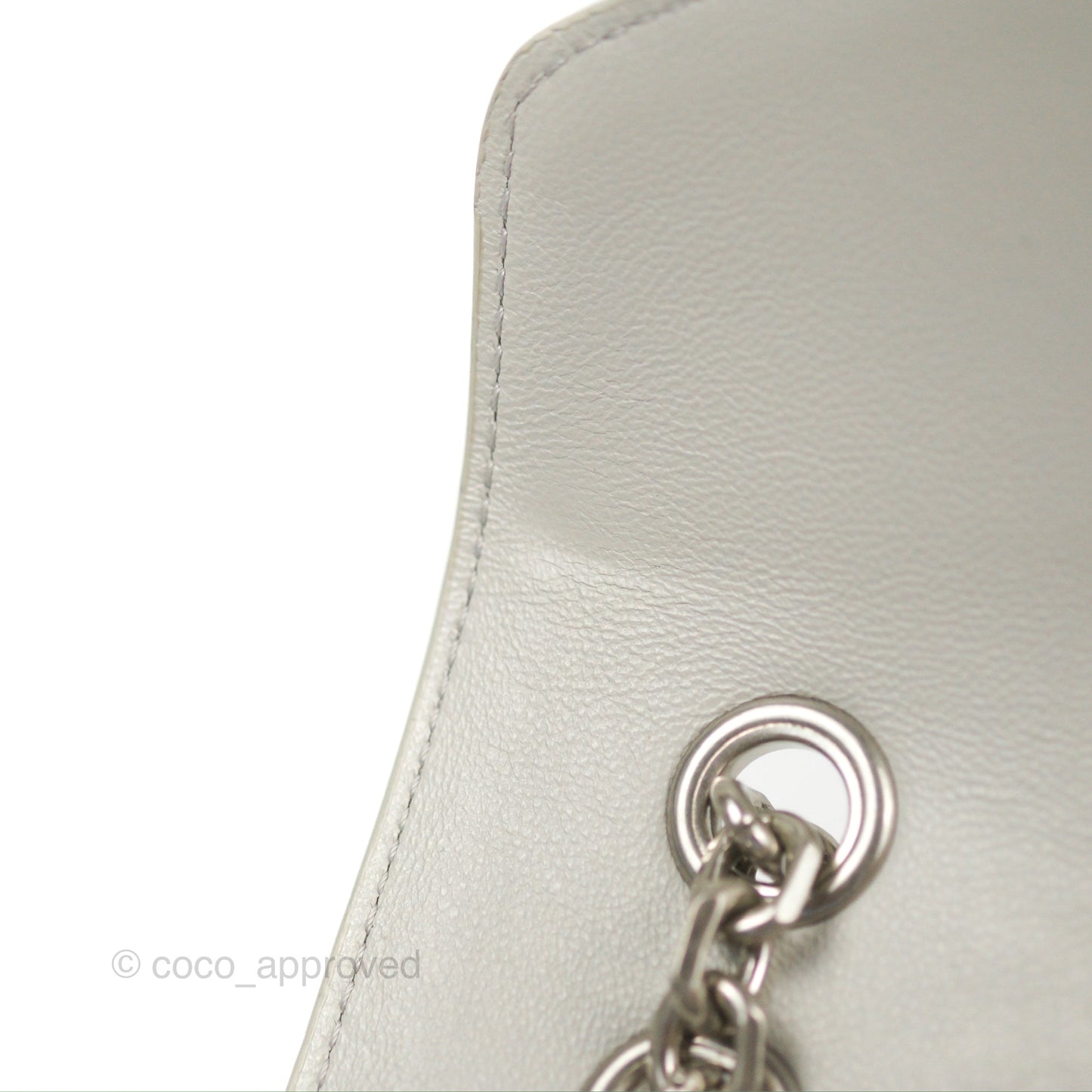 Celine Medium C Bag Light Grey Smooth Calfskin