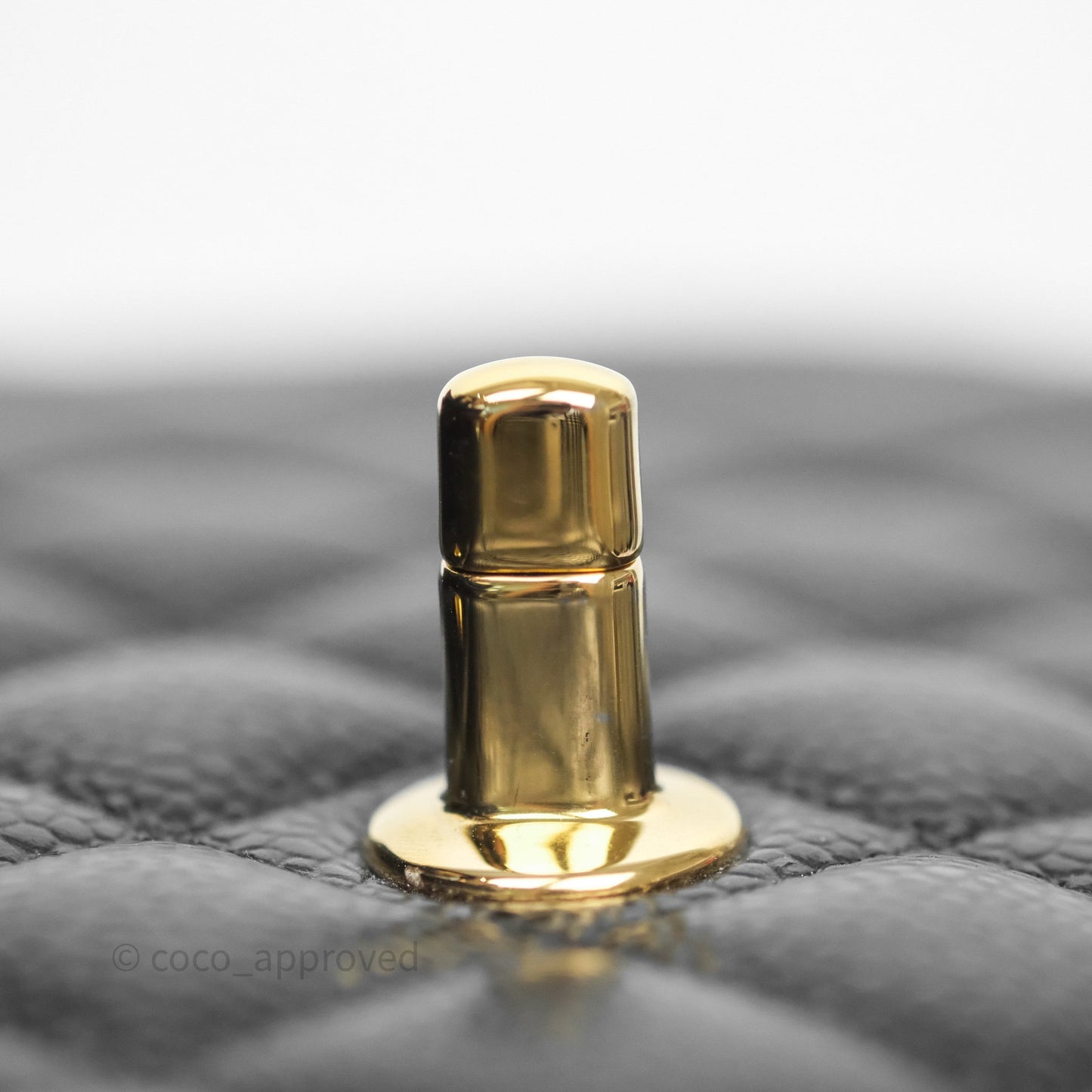 Chanel Small Classic Flap Quilted Black Caviar Gold Hardware