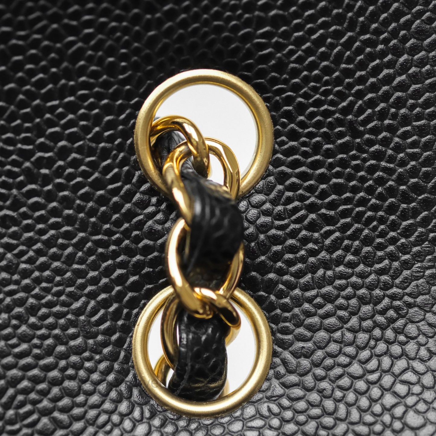 Chanel Small Classic Flap Quilted Black Caviar Gold Hardware