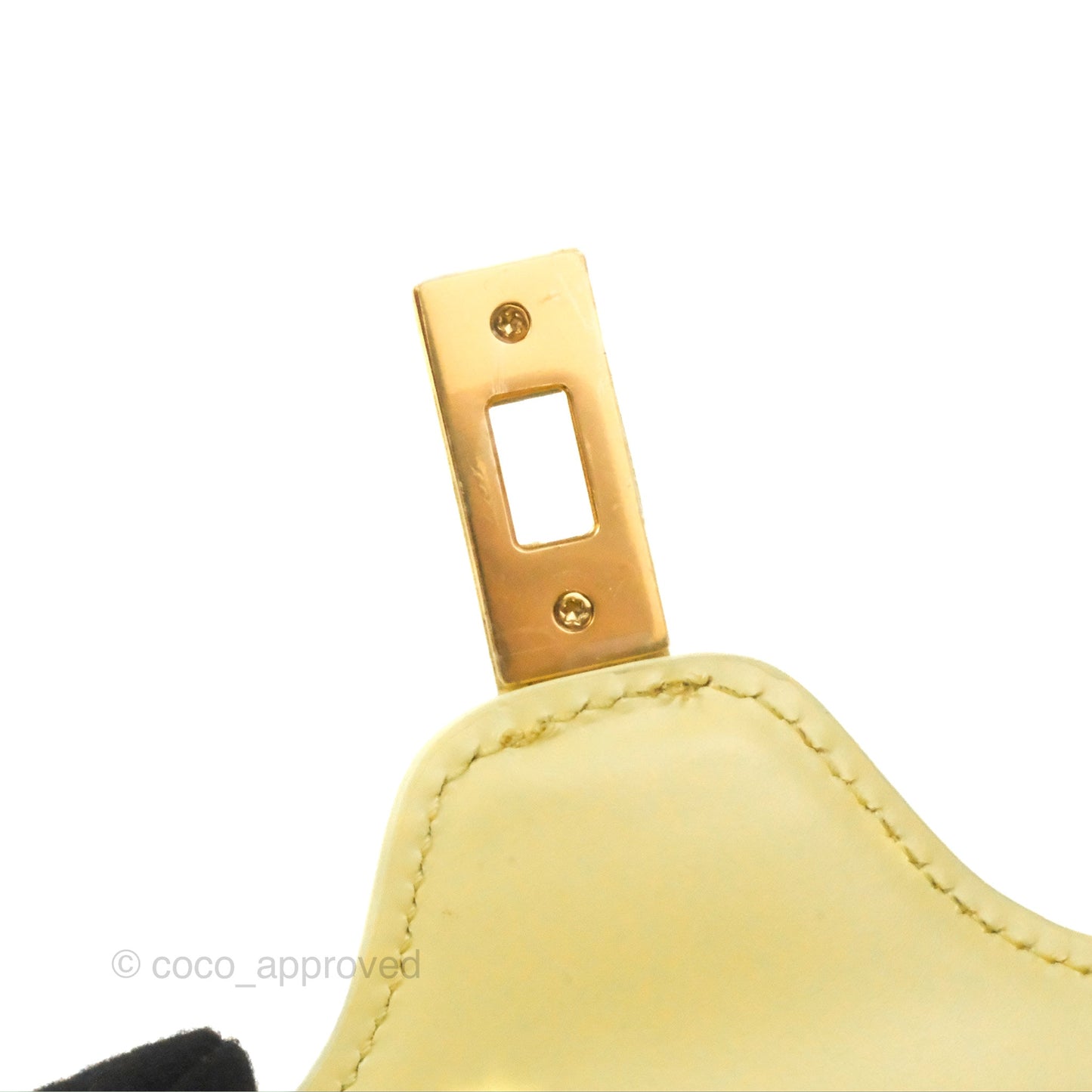 Celine Mini 16 Soft Yellow Satinated Calfskin