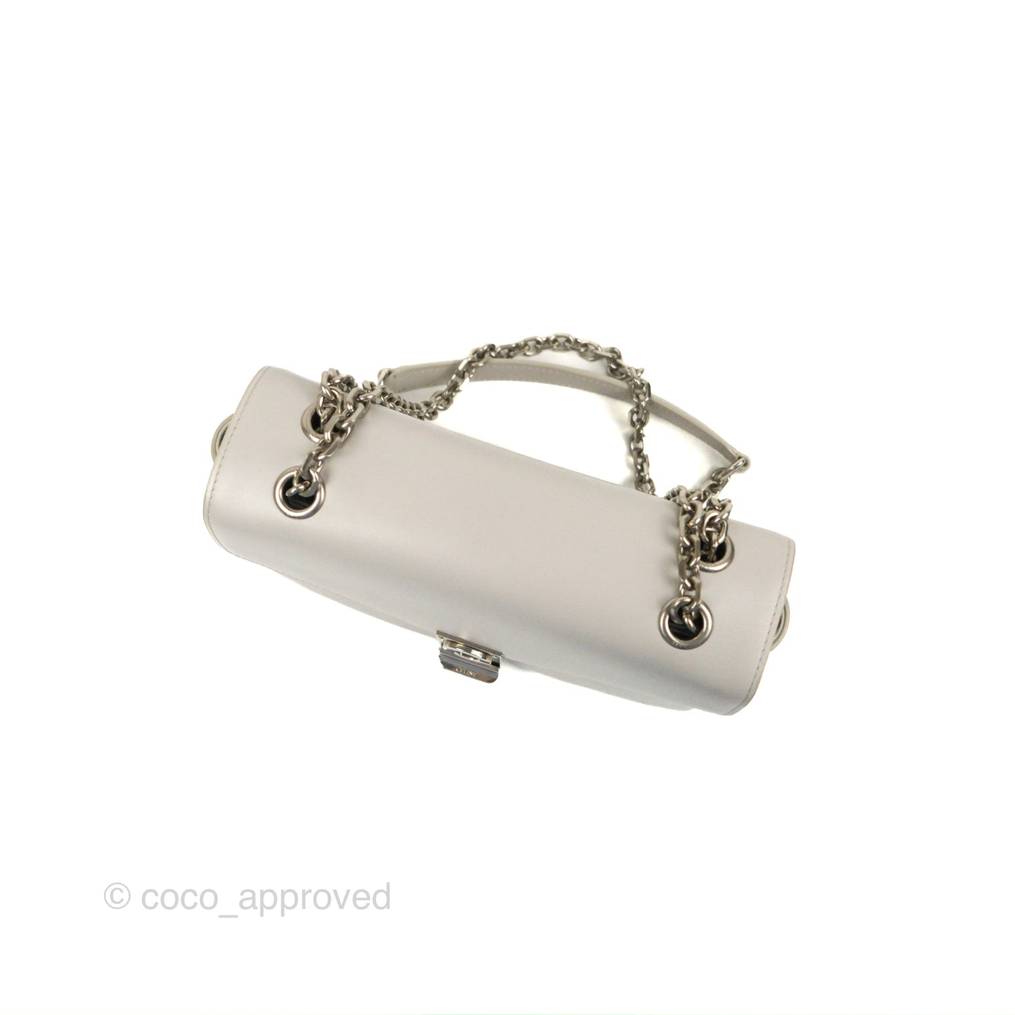 Celine Medium C Bag Light Grey Smooth Calfskin