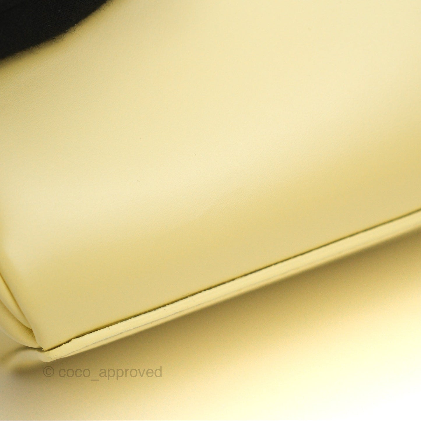 Celine Mini 16 Soft Yellow Satinated Calfskin
