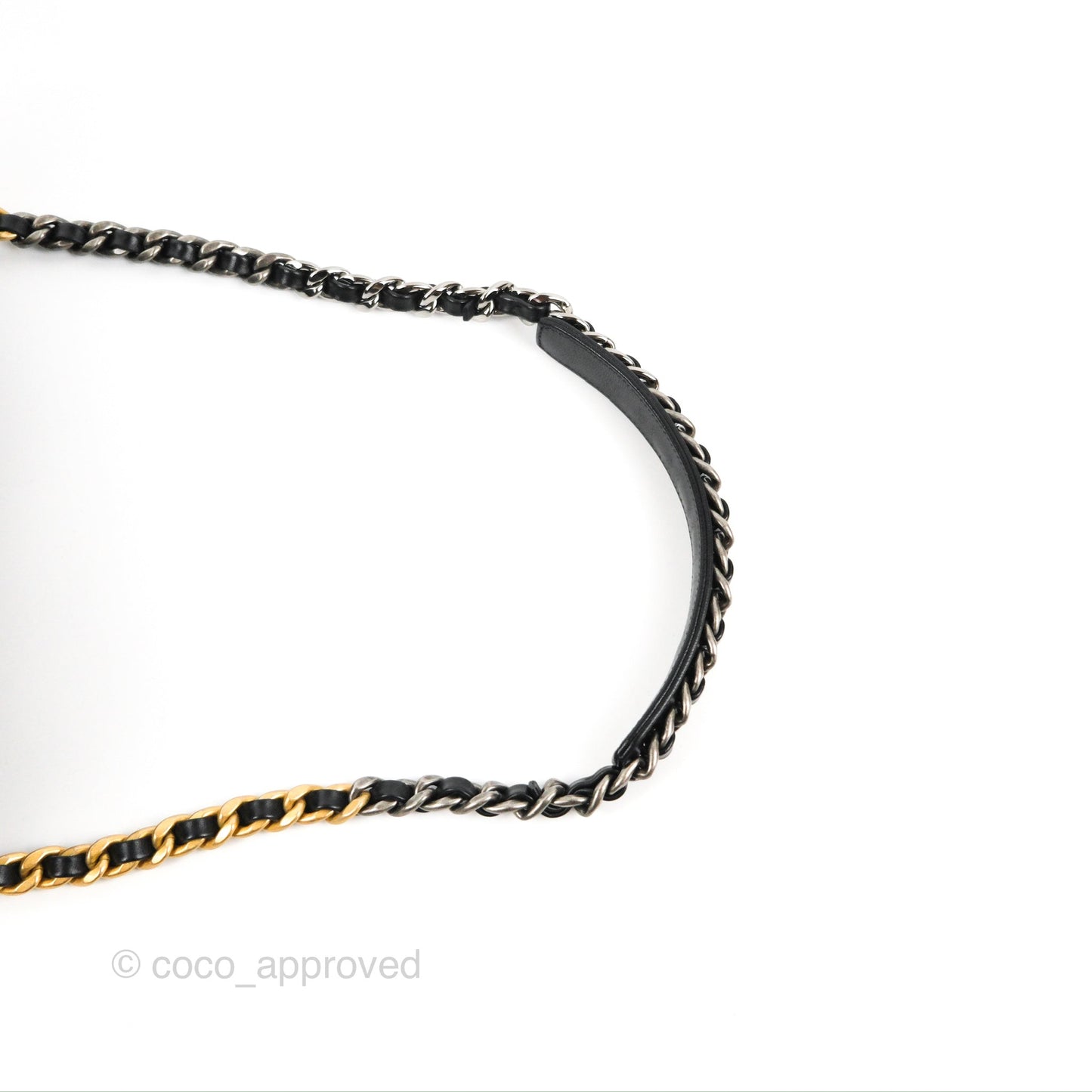 Chanel 19 Small Black Goatskin Mixed Hardware